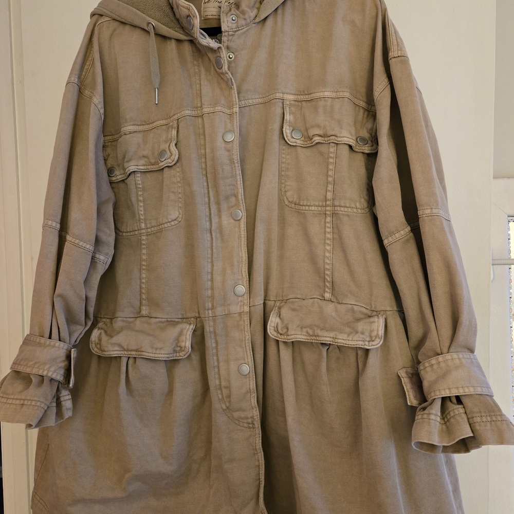 We The Free Tan Utility Jacket